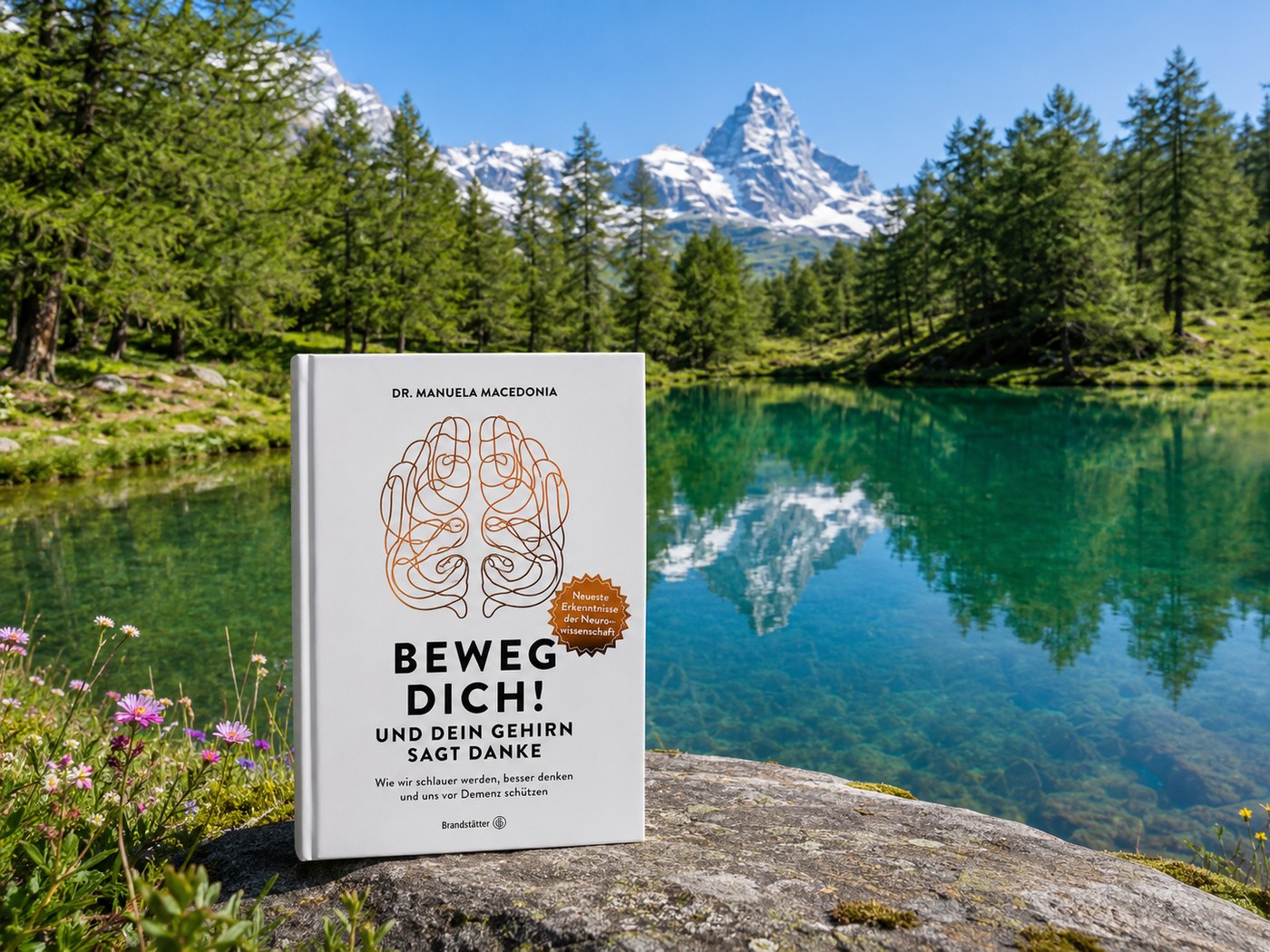 Beweg dich! im Aostatal, Blauer See mit Matterhorn
